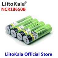 4PCS LiitoKala 100% Original 3.7V NCR 18650B 3400 3400mAh Rechargeable Batteries For Panasonic Power