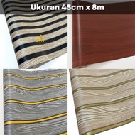 Wood motif wall sticker - wood grain wallpanel sticker 45cm wide