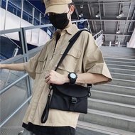 CSONLINEMALL Crossbody Sling Bag Waterproof Nylon Chest Bag for Men and Women