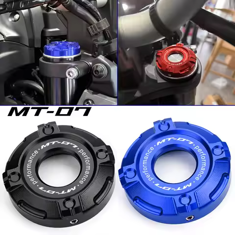 For YAMAHA MT07 MT-07 MT 07 2014-2023 2024 2025 CNC Motorcycle Accessorie Front Shock-absorbing Cap
