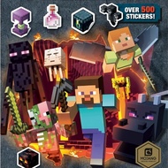 Minecraft Official the Nether and the End Sticker Book (Minecraft) Paperback