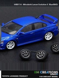 BM Alloy Car 1 64 Three l Diamond Lancer Evolution X Lancer 5th Generation Sports Car Model with Acc