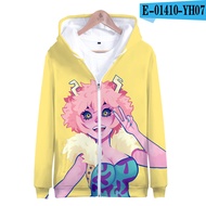 Boku No Hero Academia Himiko Toga Zip Up Hoodies Hooded Sweatshirt Clothes Clothing Anime Men Women 