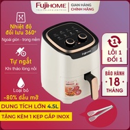 FUJIHOME Imported 4.5L -12L oil-free fryer, mechanical air fryer, FREE food tongs