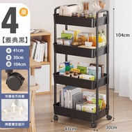 Trolley READY STOCK 3 Tier Multifunction Storage Rack Office Shelves Home Kitchen Rack With Plastic Wheel