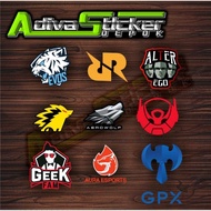 Sticker HP LOGO ESPORTS MPL/ONIC/EVOS/RRQ Etc