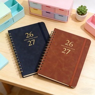 2027 Diary Planner A5 Schedule Notebook Leather Coil Notebook High-value Notebook Customization 6.3