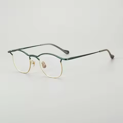 Quality Vintage Square Glasses Frames MF-003 For Men Women Japanese Handmade Designer Brand Retro Fa