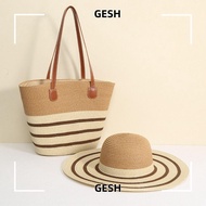 GESH Handbags Straw Fashion Vacation