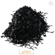 GILDAI 1000pcs Clothing Label, black Price Tags, Snap Lock Hang Tag String