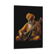 Sikh Religion Guru Nanak Dev Ji Painting Art Poster (1) Canvas Painting Posters and Prints Wall Art