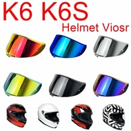 K6S Viseiras Capacete Helmet Face Shield Visor Windshield for AGV K6 High Toughness Strength Sunshie