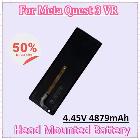 NEW Battery 4.45V 4879mAh for Meta Quest 3 VR Headset Li-ion Batteries Head Mounted Battery Replacem