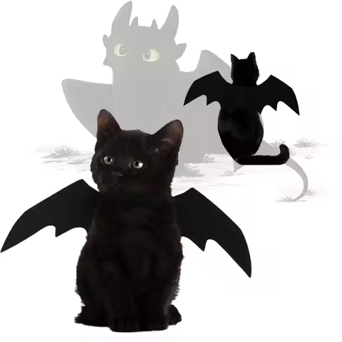 Toothless Cosplay Costume How to Train Your Dragon Cat Costume Dress Cat Like Toothless Pet Hallowee