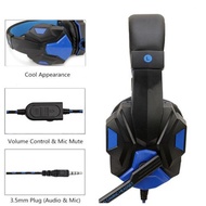Subwoofer Gaming Headphone With Mic Over-ear Headphones Bluetooth 5.3 40mm Driver 2.4g Cable Rgb Hea