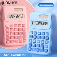 IJUONUYIE Scientific Calculator, 8-Digit Large LCD Display Mini Pocket Calculator, Cartoon Silent 8-