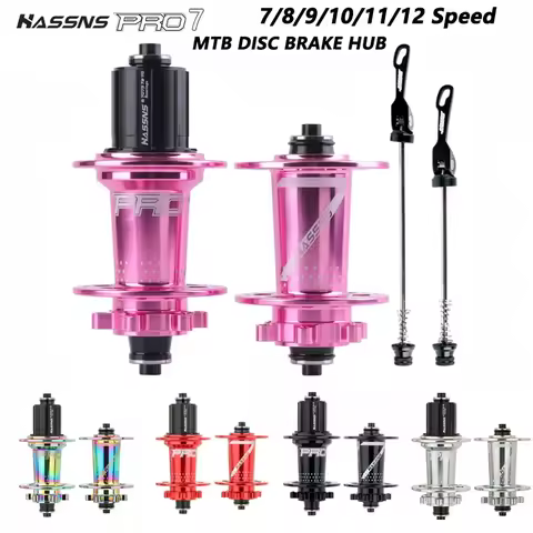 HASSNS PRO7 bicycle hub 7/8/9/10/11/12 speed 24 32 hole bearing mountain bike tower base rear hub 24