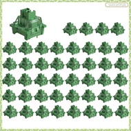 [J X Q K] V3 Pro 45 Pcs Matcha Green Linear Switches 3 Pin 50gf for MX Mechanical Keyboard Smooth Ty