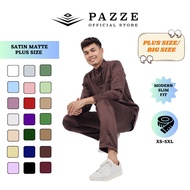 [PLUS SIZE/BIG SIZE] Pazze Baju Melayu Modern Slim Fit Satin Matte