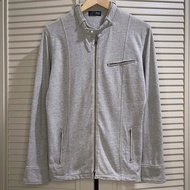 Beams - Fleece Biker Jacket - Grey - Size M fits L