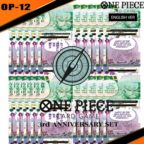 Diy One Piece Japanese English 3Rd Anniversary Set Luffy Is The Man Who Will Become The King of Pira