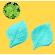 Peony Leaf Fondant Veiner Silicone Mould Set 1604A