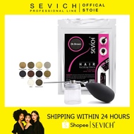 SEVICH 25g Hair Building Fiber Hair Fiber Powder + Spray Applicator Hair Loss Products Glass Nozzle 