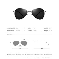 FONEX Titanium Alloy TR90 Rimless Sunglasses Men 2021 New Ultralight Screwless Aviation Women Polarized Sun Glasses for Man 851