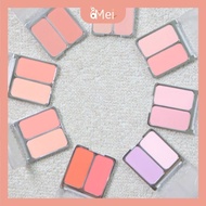 [Niuniumei] 2aN Two-Color Blush 2aN Pearl Matte Expanded Color Korean Cheek 2aN Palette Korea Daigou