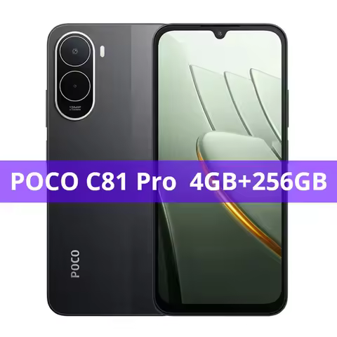 Global Version POCO C81 Pro Smartphone 6.9 inch 120Hz LCD Display 6000mAh Battery UNISOC T7250 Octa 