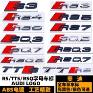 Audi Car Logo S3 S4 S5 S6 S7 S8 RS3 RS4 RS5 RS6 RS7 RS8 RSQ3 RSQ5 RSQ7 SQ3 SQ5 SQ7 SQ8 R8 Word Label