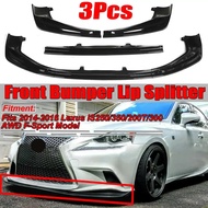 High Quality Car Front Bumper Splitter Lip Spoiler Diffuser Protector For Lexus IS250 IS350 IS300 F-