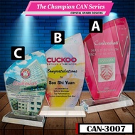 Crystal Award Plaque/Appreciation Plaque/Sales Achievement Plaque/Employee Award Plaque/Service Awar