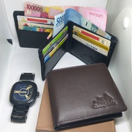 Genuine leather wallet. Genuine leather men's wallet. Cowhide wallet. Imported leather wallet