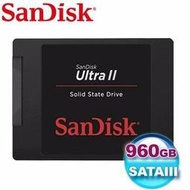 &lt;SUNLINK&gt;SanDisk Ultra II SSD 960G 960GB 7mm 固態硬碟 公司貨 3年保固
