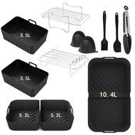Cross-Border Ninja AF400AF500 Air Fryer Accessories Silicone Liner Tray Set Silicone Baking Pan XFID