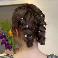 AC043 Hair Clip Hair Pin Hair Decoration Pearl Party Bun