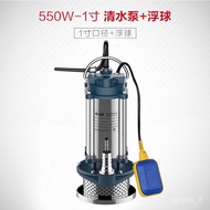 HY-$ 220VStainless Steel Submerged Motor Pumps with Floating Ball Clean Water Pump Sewage Pump Farmland Irrigation River