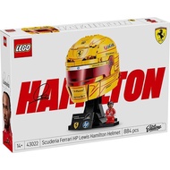 [] F1 Racing Car 43022 Ferrari Fleet Lewis Hamilton Helmet Building Block Toy