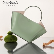 Q💕Pierre Cardin2022New Bags Leather Large Capacity Wings Style Bag Fashion Bucket Bag Portable Crossbody Shoulder Bag