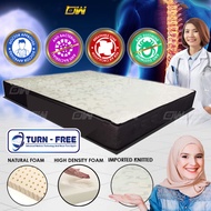 [FREE GIFT 1 X RM99 T-SHIRT] Miami Premium Damask 8 Inch Synthetic Latex Mattress / Nap Mattress / S
