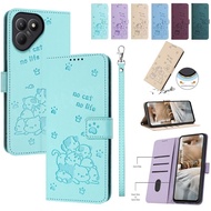 For Tecno Pova 7  Pova 7 Ultra TECNO Pova7 Pova7Ultra 5G 4G 2025 Flip Phone case Luxury Leather casi