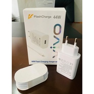 VIVO 44W CHARGER ORIGINAL 100% TARVEL FAST CHARGING USB TYPE C MICRO/