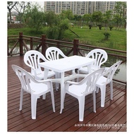 Stall Large Gear Night Market Beach Rectangular Table Barbecue Shop Backrest Round Plastic Night Sup