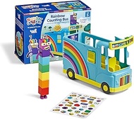 hand2mind Numberblocks Rainbow Counting Bus, Play Figure Playsets, Toy Vehicle, Toddler Action Figur