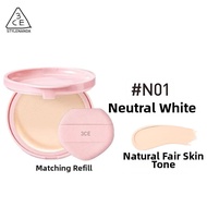 3CE Skin-Like Air Cushion Foundation Long-Lasting Non-Shiny Matte Finish Oil-Control Invisible Pore 