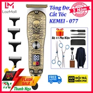 Tông đơ cắt tóc hớt tóc chấn viền Kemei 077 tăng đơ cắt tóc loại tốt máy bấm tóc trẻ em gia đình sal