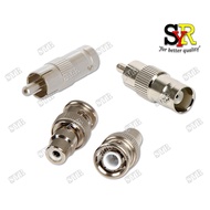 BNC Female to RCA Male  / BNC Male to RCA Female Coax Cable Connector Plug for CCTV Camera