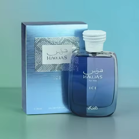 Rasasi Hawas Ice For Him Men's Eau de Parfum 100ml Fresh Aquatic Woody Fragrance