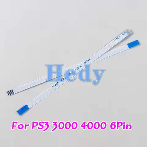 30PCS For PS3 Slim 3000 3K 6PIN Power On Off Switch Reset Ribbon Cable 6 Pin 4K 4000 For PS3 Playsta